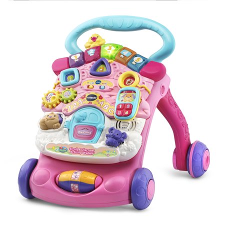vtech push walker pink