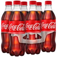 (4 Pack) Coca-Cola Soda, 16.9 Fl Oz, 6 Count