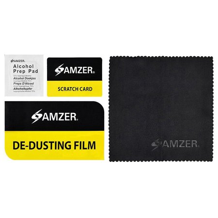 AMZER LENS LCD LED Optical Camera Screen Care Kit, Microfiber Cleaning Cloth, Pre-Moistened Wipes, Scratch Card, De-Dusting Film for Laptops, Monitors, Phone, Tablet, TVs, (Best Way To Clean Tv And Computer Screens)