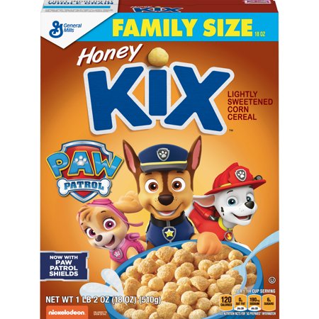 Honey Kix PAW Patrol, Cereal, with Whole Grain, 18 oz - Walmart.com