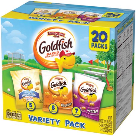 Pepperidge Farm Goldfish Sweet & Savory Crackers, 19.5 oz. Variety Pack ...