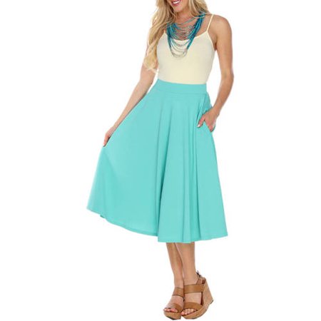 - Women's Flared Midi Skirt