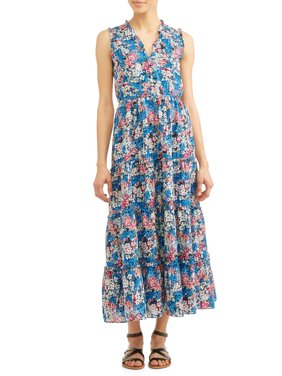Meg Tiered Ruffled Sleeveless Dress Women's