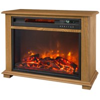 Lifesmart Infrared Medium Fireplace in Oak with Remote