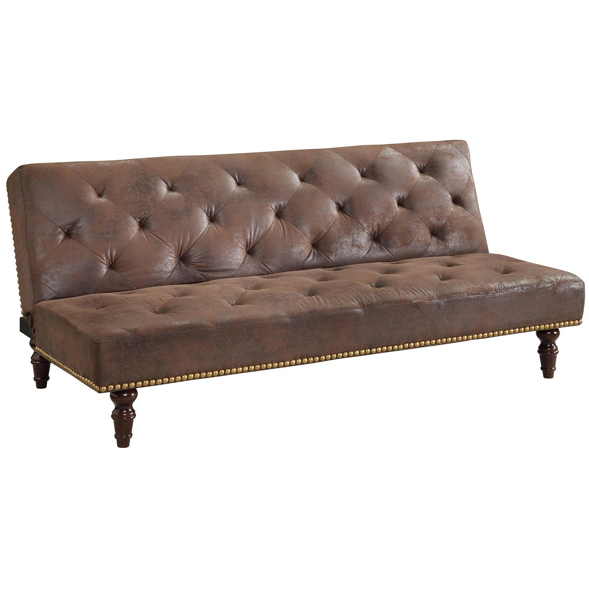 Charleston Vintage Futon, Brown