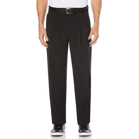 Pleated Golf - Men's Performance Active Flex Waistband Four Way Stretch Double Pleat Pant