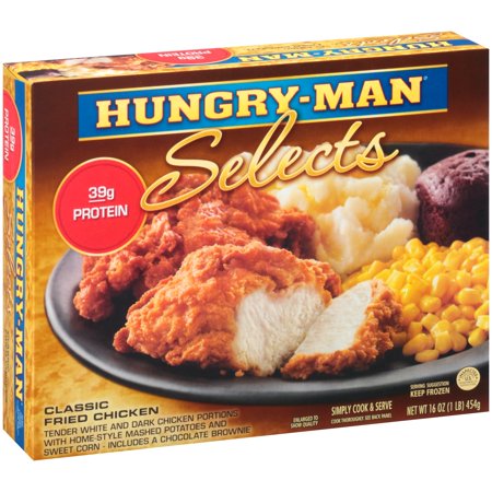 Hungry-Man® Selects Classic Fried Chicken Frozen Dinner 16 oz. Box - Walmart.com