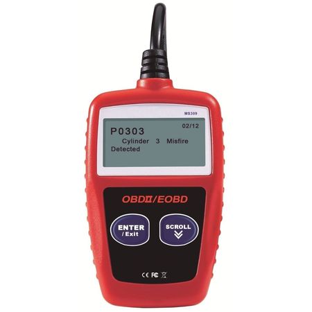 MS309 OBD2 OBDII EOBD Scanner Car Code Reader Data Tester Scan Diagnostic