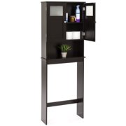 Bathroom Storage Cabinets Best Choice Products Bathroom Over The Toilet E Saver Shelving Stand Double Door Storage