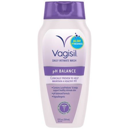 Vaginal pH Balance Daily Intimate Vaginal Wash, For All Day Freshness, 12 Fluid Ounce