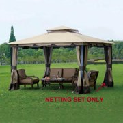 Gazebo Replacement Netting Sunjoy Replacement Mosquito Netting For L Gz215pst 4 10x12 Monterey Gazebo
