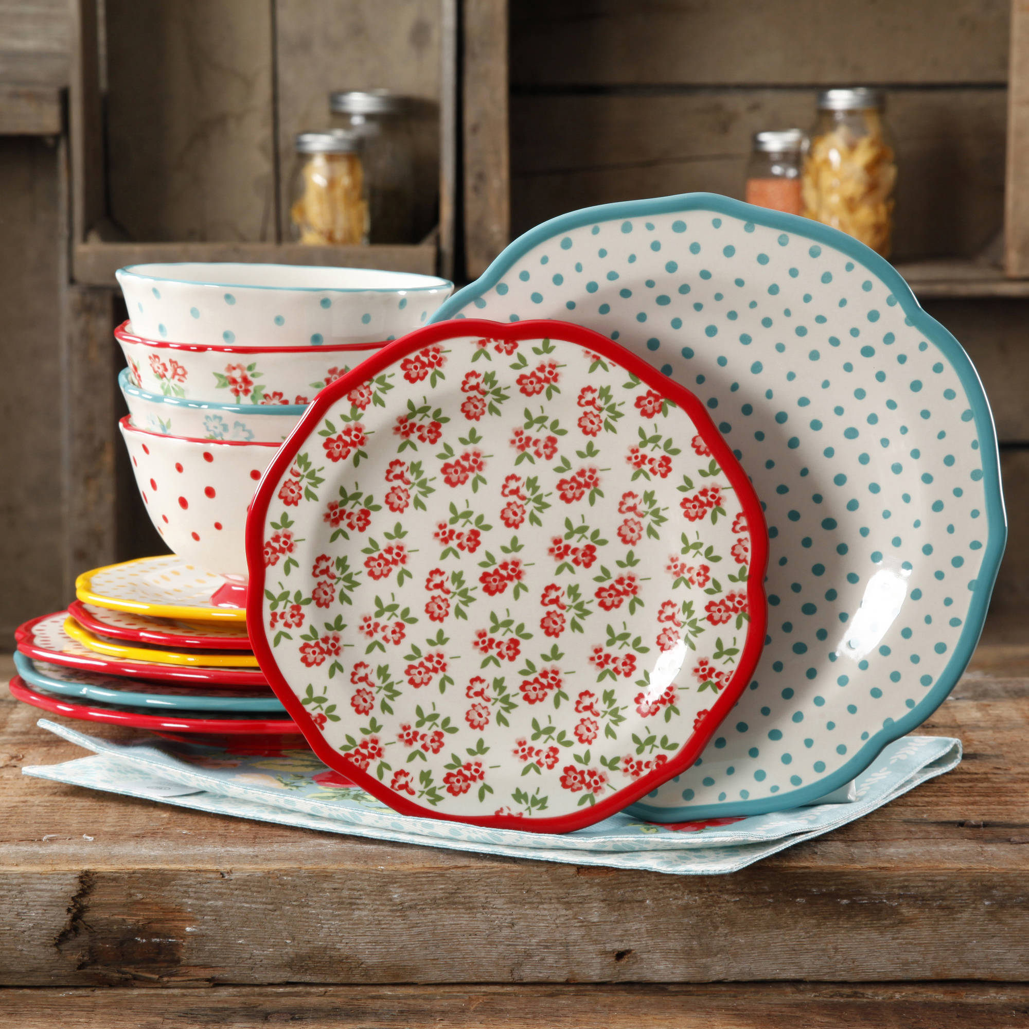 The Pioneer Woman 1.5 Quart Slow Cooker Twin Pack, Breezy Blossom and Teal  Gingham