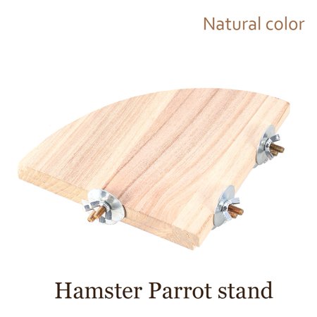 Parrot Gym - TOPINCN Wooden Parrot Bird Budgie Pet Perch Platform Gym Toy Cage Perches Stand Gifts US