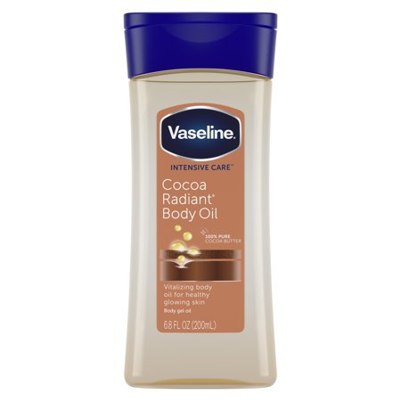 Badger Body Care Kit - Vaseline Intensive Care Cocoa Radiant Body Gel Oil, 6.8 oz