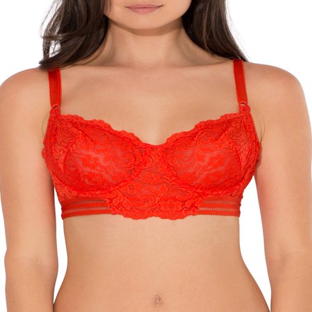 Womens Signature Lace Unlined Underwire Longline Bra, Style (Best Unlined Bras For Large Breasts)
