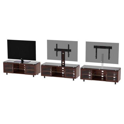 Positano TV Stand with Integrated Mount for TVs up to 70'', Espresso