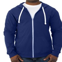 Fruit of the Loom Men's 100% Sofspun Cotton Jersey Full Zip Hood