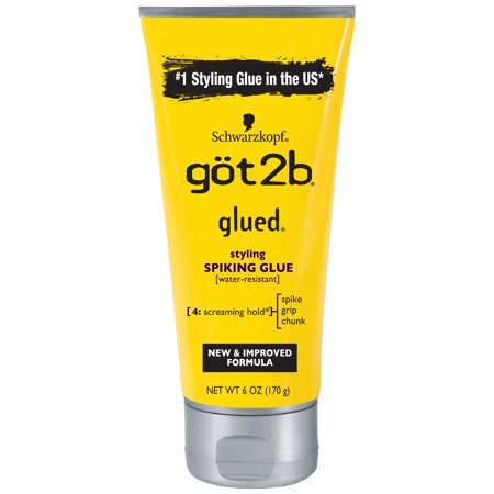 Got2b Glued Styling Spiking Hair Glue, 6 Ounce (Best Cheap Men's Hair Styling Products)