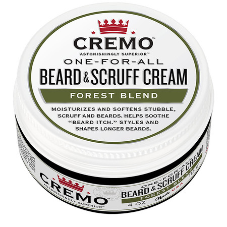 Cremo Beard & Scruff Cream, Forest Blend, 4 fl oz