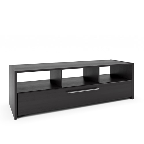 CorLiving Naples Wood Grain Black TV Stand for TVs up to 68''