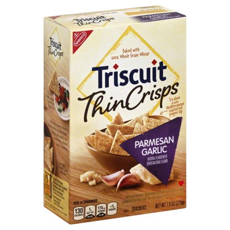 Nabisco Triscuit Parmesan Garlic Triscuit Thin Crisps, 8 oz - Walmart.com