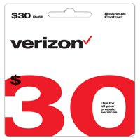 Verizon Wireless $30 Prepaid Refill Card (Email Delivery)