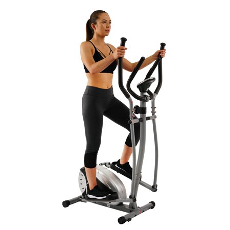 Sunny Health & Fitness SF-E905 Magnetic Elliptical Bike Elliptical Machine w/ LCD Monitor and Heart Rate