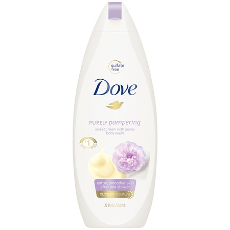 (2 pack) Dove Purely Pampering Sweet Cream and Peony Body Wash, 22