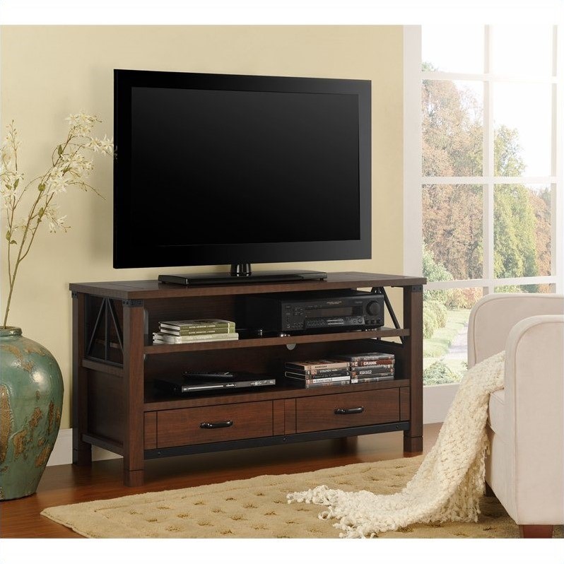 Altra Furniture Buchannan Ridge TV Stand Furniture in Dark Cherry