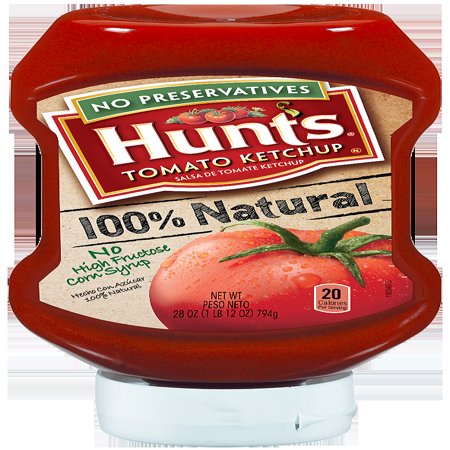 Hunts 100% Natural Tomato Ketchup 28 oz - Walmart.com