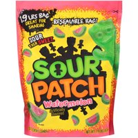 (2 Pack) Sour Patch Kids, Watermelon Soft and Chewy Candy, 1.9 Lb