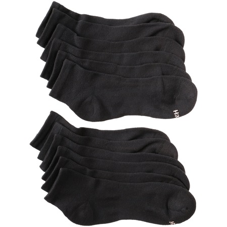 Hanes womens cool comfort sport ankle socks, 6 (Best No Show Athletic Socks Womens)