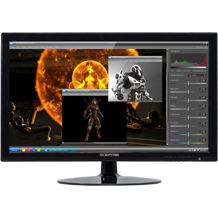 Sceptre 24" LED Full HD 1080p Monitor (E248W-1920 Black)