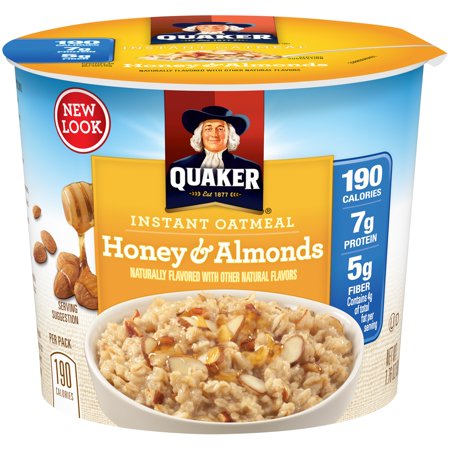 oatmeal quaker honey almond instant cup oz dialog displays option button additional opens zoom walmart