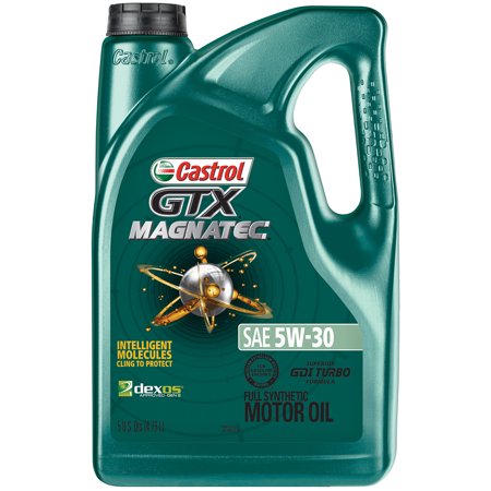 (3 Pack) Castrol GTX MAGNATEC 5W-30 Full Synthetic Motor Oil, 5