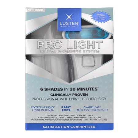 - Luster Pro Light Enamel-Safe & Effective Professional Instant Teeth Whitening System Kit
