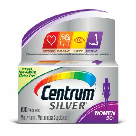 Centrum Silver Women 50+ Multivitamin Tablets, 100 ct - Walmart.com