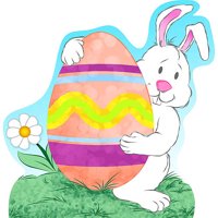Easter Bunny and Egg Standee