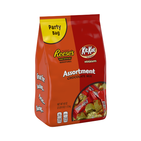 Christmas Candy Kit - Reese's and Kit Kat, Chocolate Candy Assortment, 40 Oz