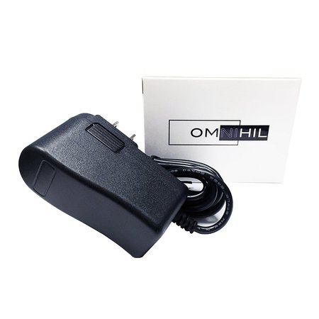 OMNIHIL (6.5ft) AC/DC Adapter/Adaptor for Aibocn Power Bank 10,000mAh External Battery Charger with Flashlight for Apple Phone iPad Samsung Galaxy Smartphones Tablet Replacement Power