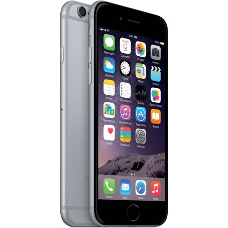 Straight Talk Prepaid Apple iPhone 6 32GB, Space Gray - Walmart.com