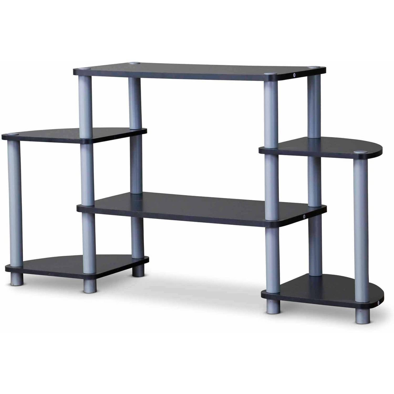 Baxton Studio Orbit Triple Tier TV Stand for TVs up to 42''