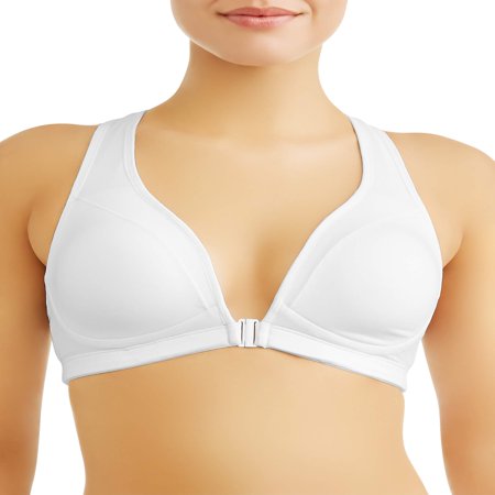 - Womens Front Close Plunge Sports Bra
