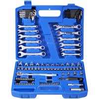Hyper Tough 113-Piece 1/4-Inch and 3/8-Inch Mechanics Tool Set