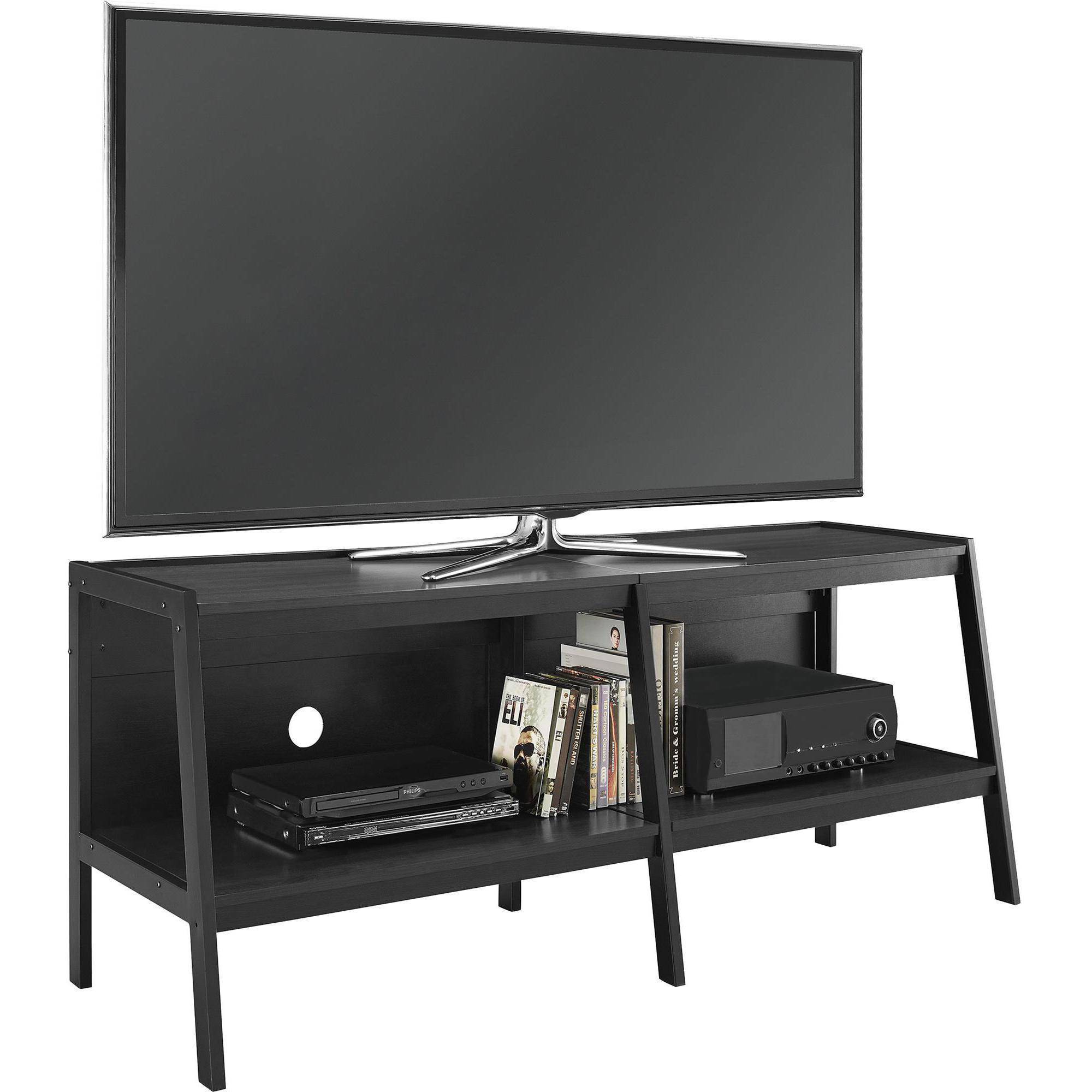 Altra Furniture Black Ladder TV Stand for TVs up to 65''