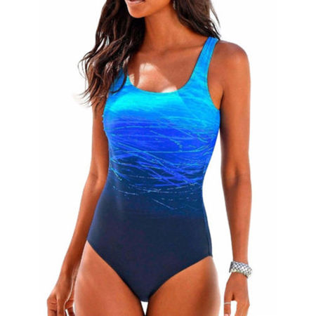 Women's One-Piece Beachwear Swimwear Push Up Padded Monokini Bikini Bathing (Best Swimsuits For Swimming)