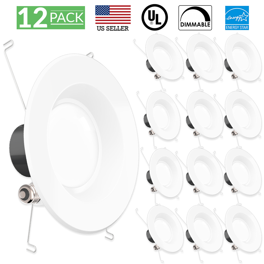 5000K Daylight LED Ceiling Light Location 650LM CRI 90 ...