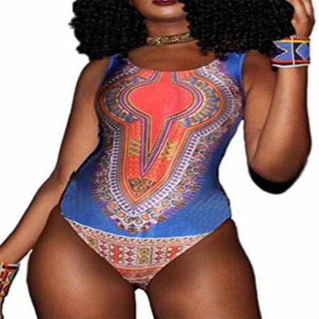 Hollywood One Piece - Summer Bohemian Printing Women One Piece Skinny Swimsuit