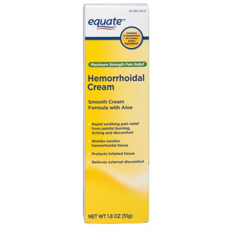 Equate Maximum Strength Hemmorhoidal Pain Relief Cream, 1.8 Oz ...