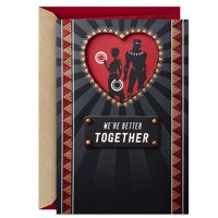 Hallmark Marvel Black Panther Valentine's Day Card for Significant Other (Black Panther and Nakia)